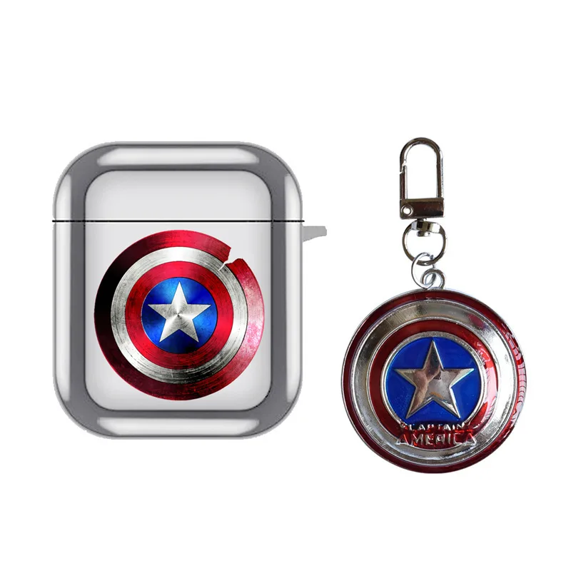 

2021 new earphone case for Marvel series electroplating suitable for Apple Airpods pro1/2/3 generation wireless ear