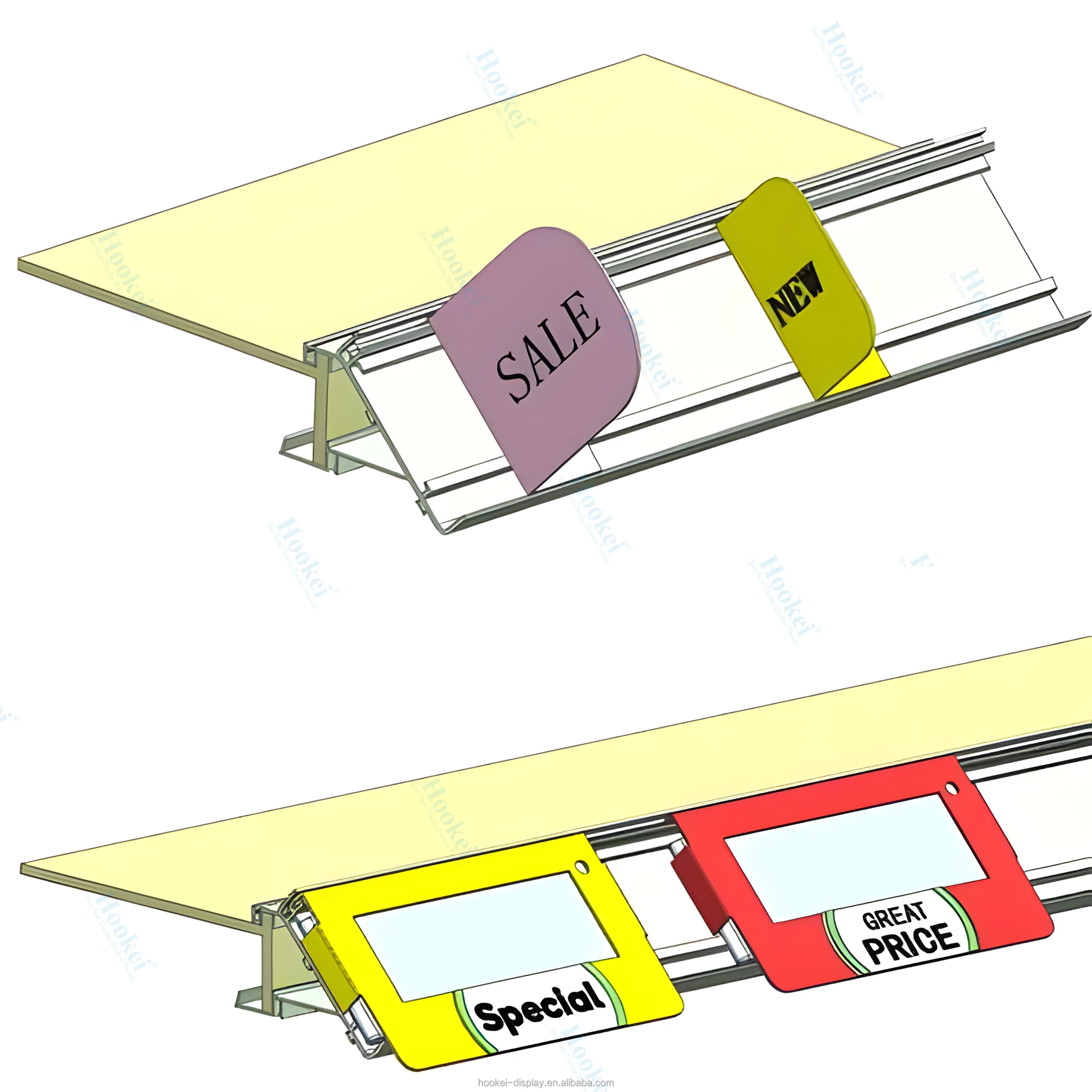 

Plastic Data Strip Pvc Price Tag Holder for Digital Price Tag