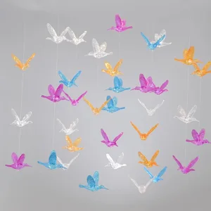 Image of hanging christmas garden decoration tree ornament birds,wedding gift