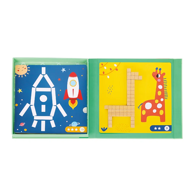 

2023 New wooden educational toys Creative Math Sticks kids toy to learning