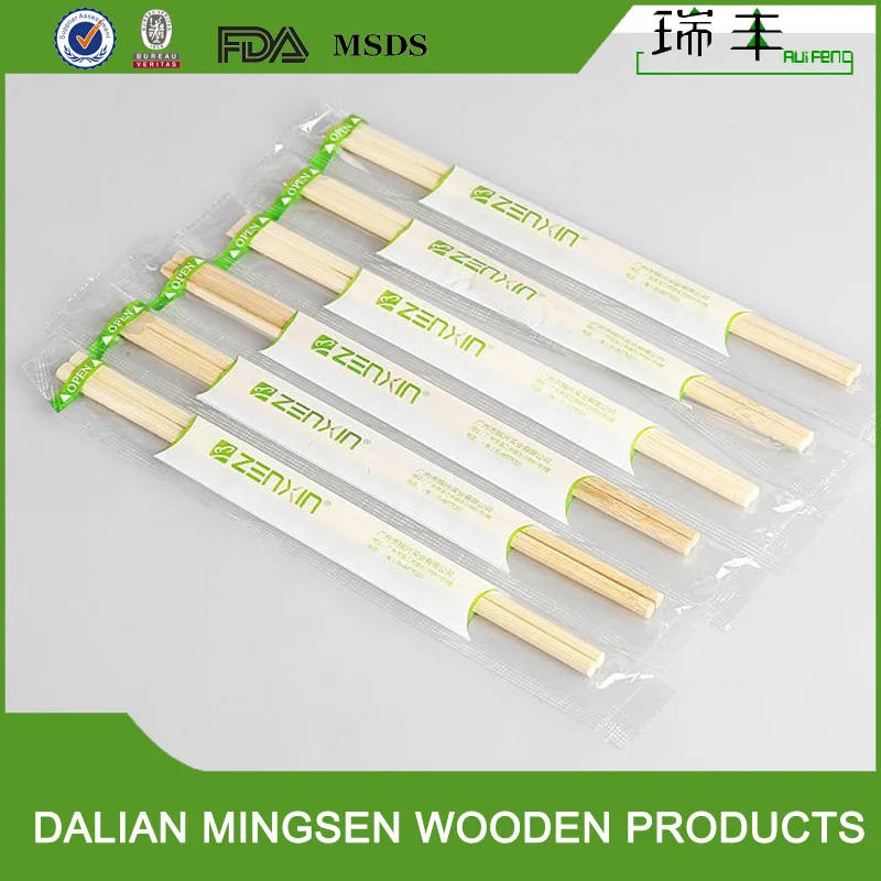 
China pine wood 240mm disposable chopsticks in bulk 