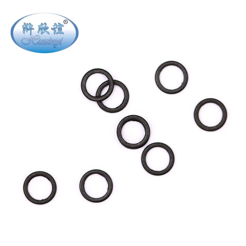 

Round Rig Rings Carp Fishing Tackle Quick Change Matt Black Fishing Rigs O Rings