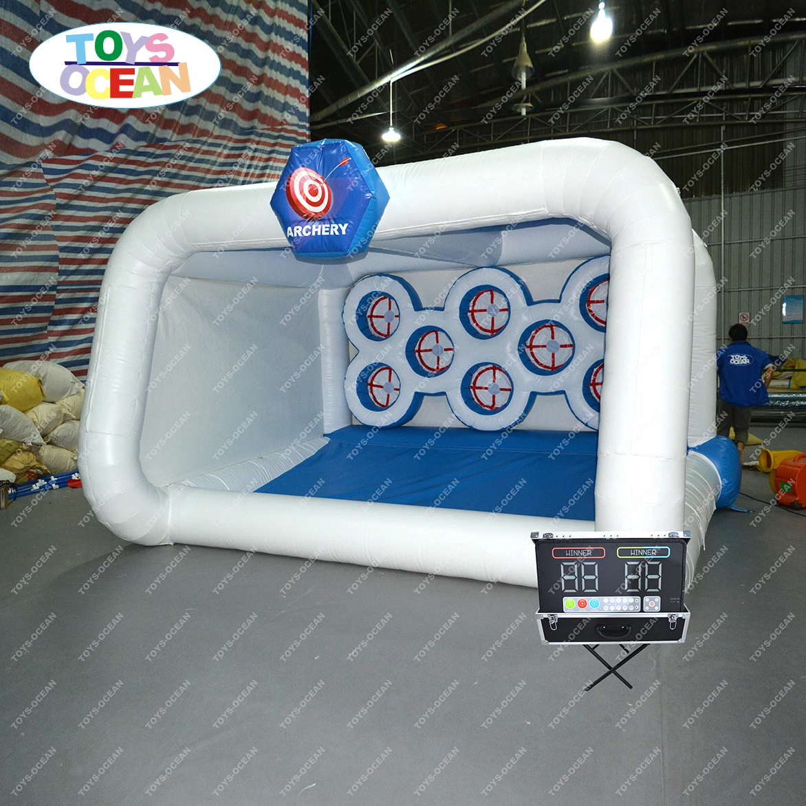 Inflatable Sport Area With Interactive Play System Ips Machines For