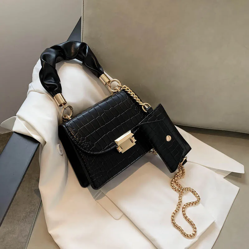 

Fashion Custom Ladies Girls Leather Lace Square Side Shoulder Messenger Sling Crossbody Bags for Women, White/black/blue/green