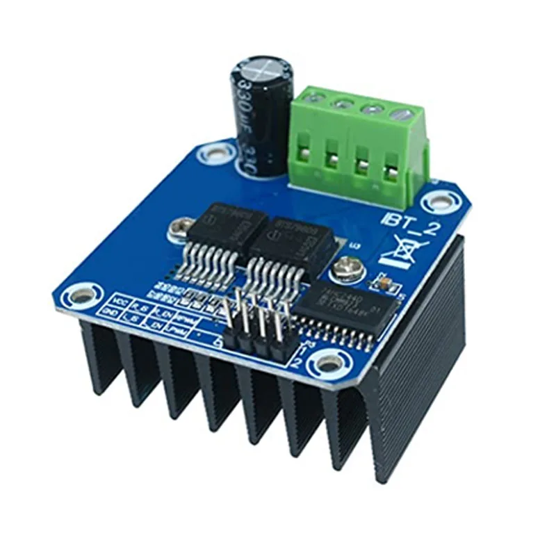 

BTS7960 43A Current Limiting Control Semiconductor Refrigeration Drive BTS7960 High-Power Motor Drive Module