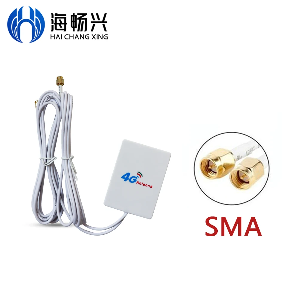 

450-470 / 2300-2400MHZ 3g 4g Lte Hybrid Mimo Antenna 28dbi High Gain With 3m Cables