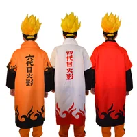 

Naruto Halloween costume cloak four generations six generations Naruto cloak cap cosplay costume