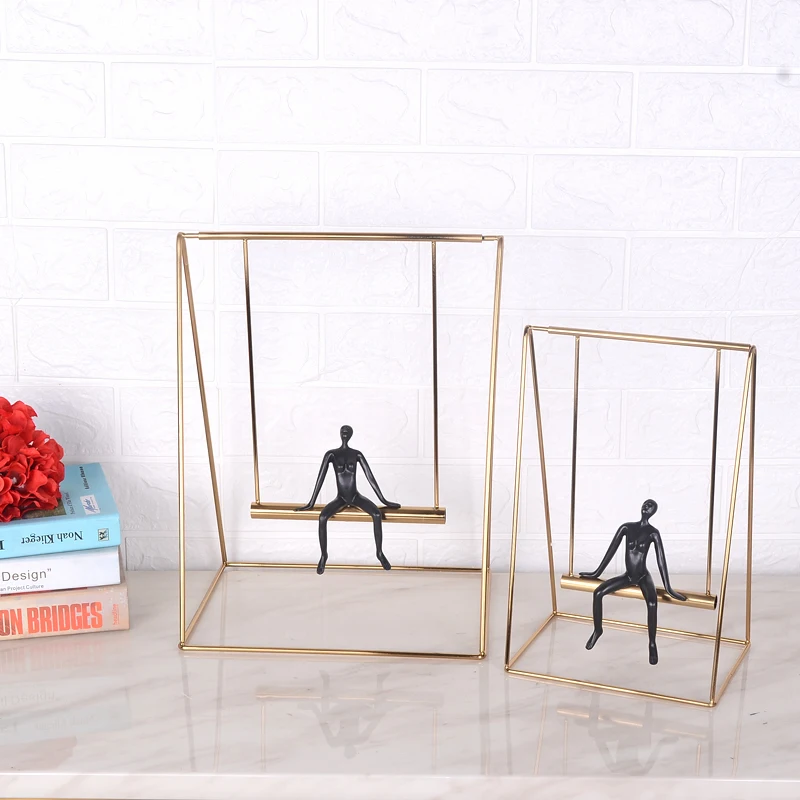 

HOME DECORATIVE ACCENTS MODERN FIGURINE STATUE INTERIOR DECOR SCULPTURE