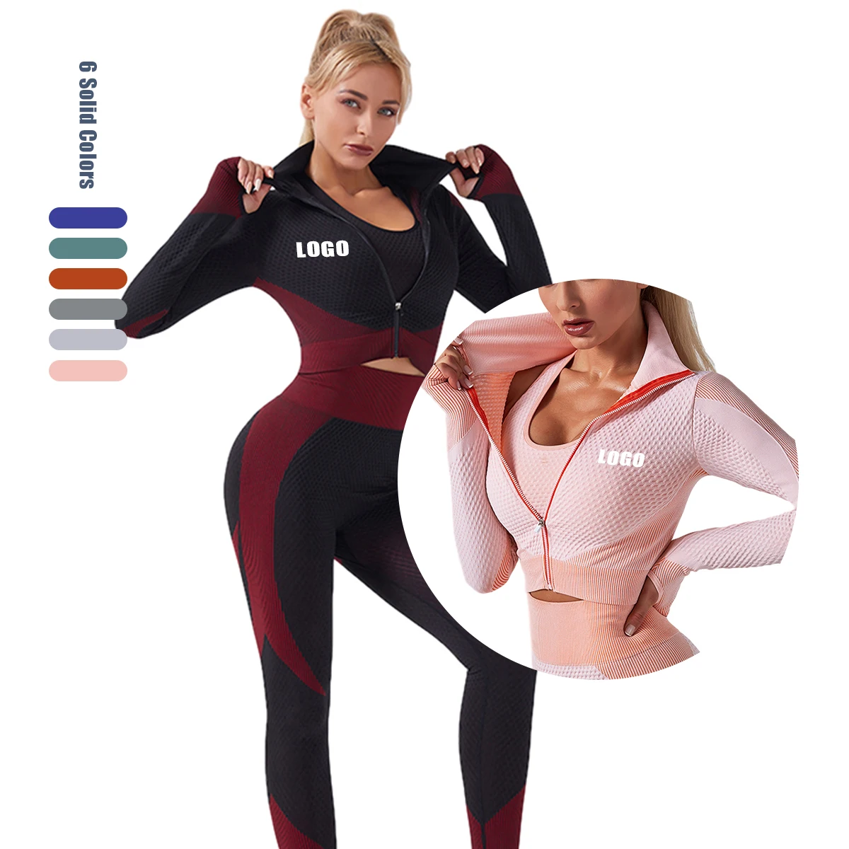 

Hot women autumn running professional high end quick drying outdoor sports yoga jackets, Customized colors