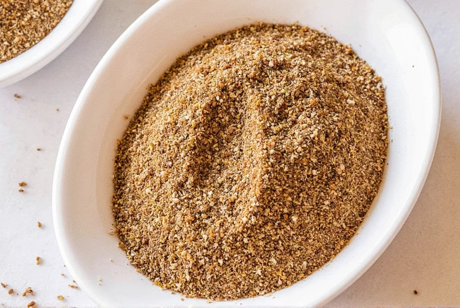 Seasoned dish with pepper garnish