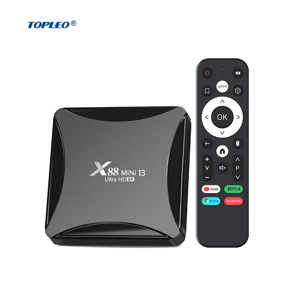 

Topleo X88 mini 13 Android TV box RK3528 android 13 WiFi set top Box rk3528 8k smart android tv box