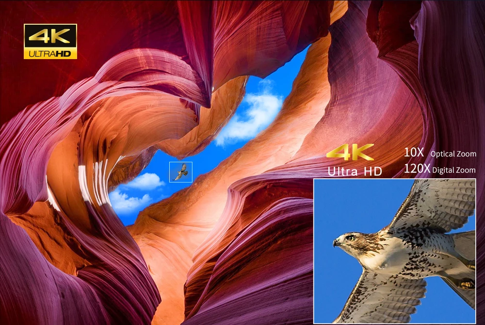 
ORDRO AC7 10X Optical Zoom Outdoor Wifi Hunting 4K Ultra HD Camcorder Video Camera 