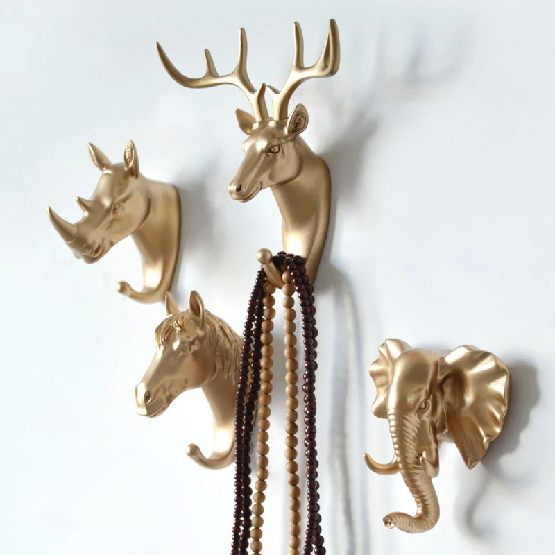 

Home Strong Seamless Sticking Hook Creative Animal Hooks Decorative Hooks