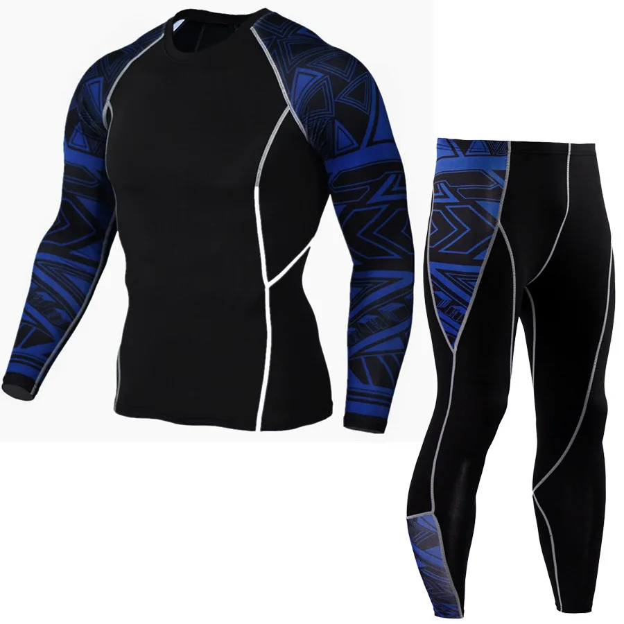 Men's Sportswear Fitness T-shirt Training Wear Quick-drying Stretch PRO Men Running Outfit