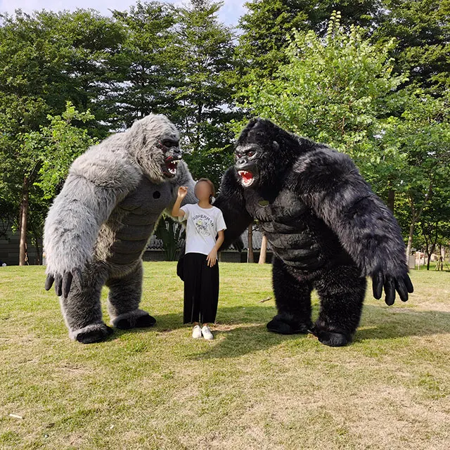 Hottest Style Cosplay Gorilla Animal Inflatable Suit For Adult