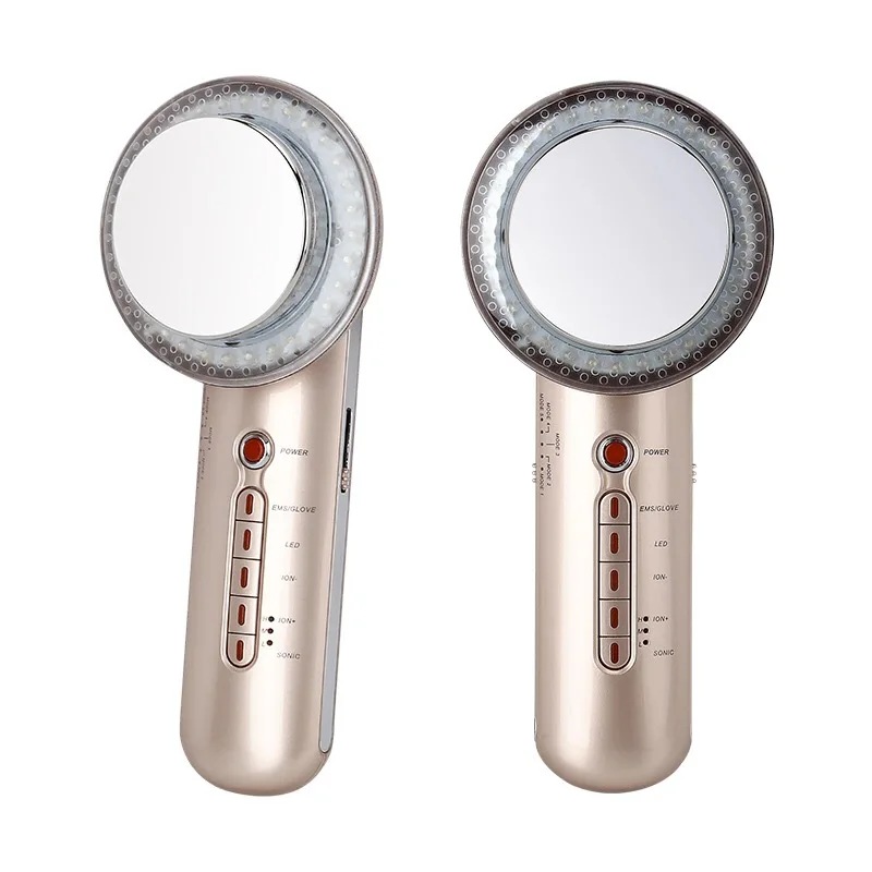 

6 In 1 EMS Ultrasonic Cavitation LED Galvanic Ion Body slimming Beauty Machine, White