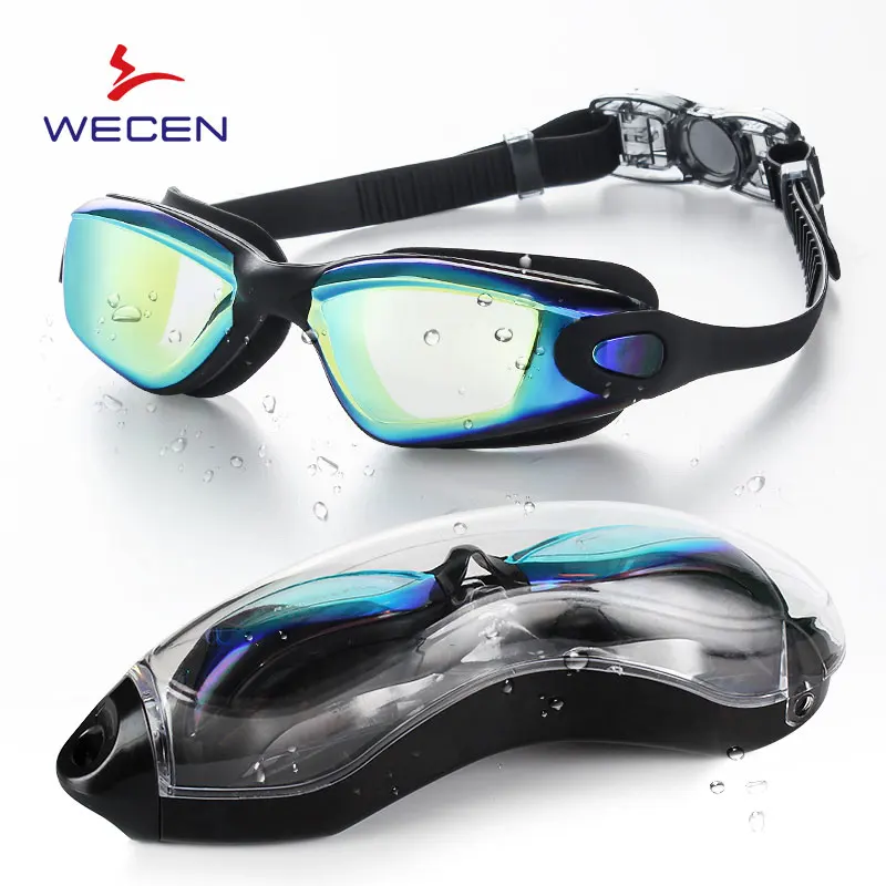 

Factory Bestselling Advanced Competition Rainbow Gross Swim Goggles for Adult Leak-Proof Swimming Goggles Waterproof