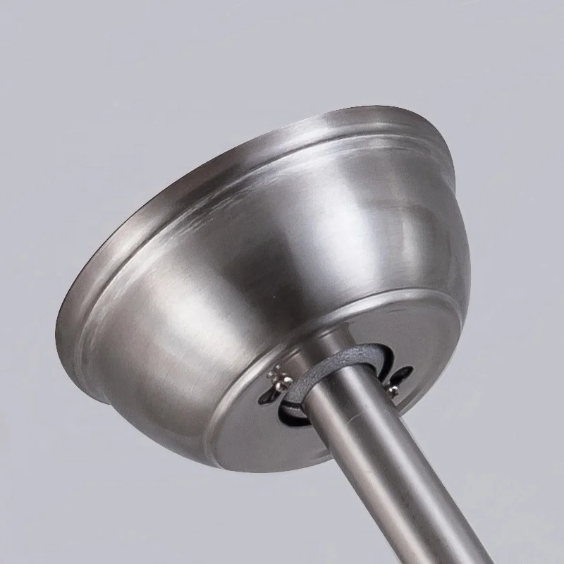 
Luxury Retractable Chandelier Crystal Ceiling Fan With Light 