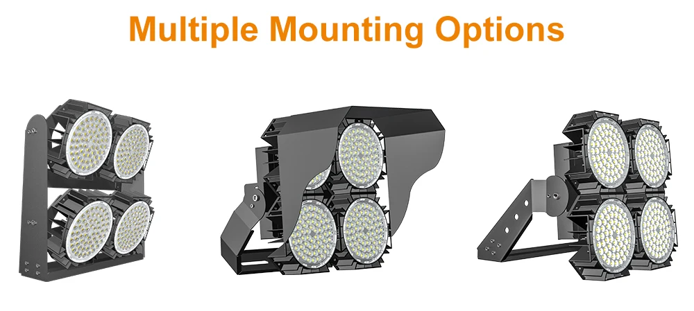 
Hot selling 480w Typhonoon 16 resistance Aluminum material LED HIGH MAST LIGHT for outdoor sport fields flood lights 
