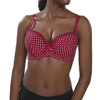 

BINNYS Dot print with lace 36c size women fashion colorful bra