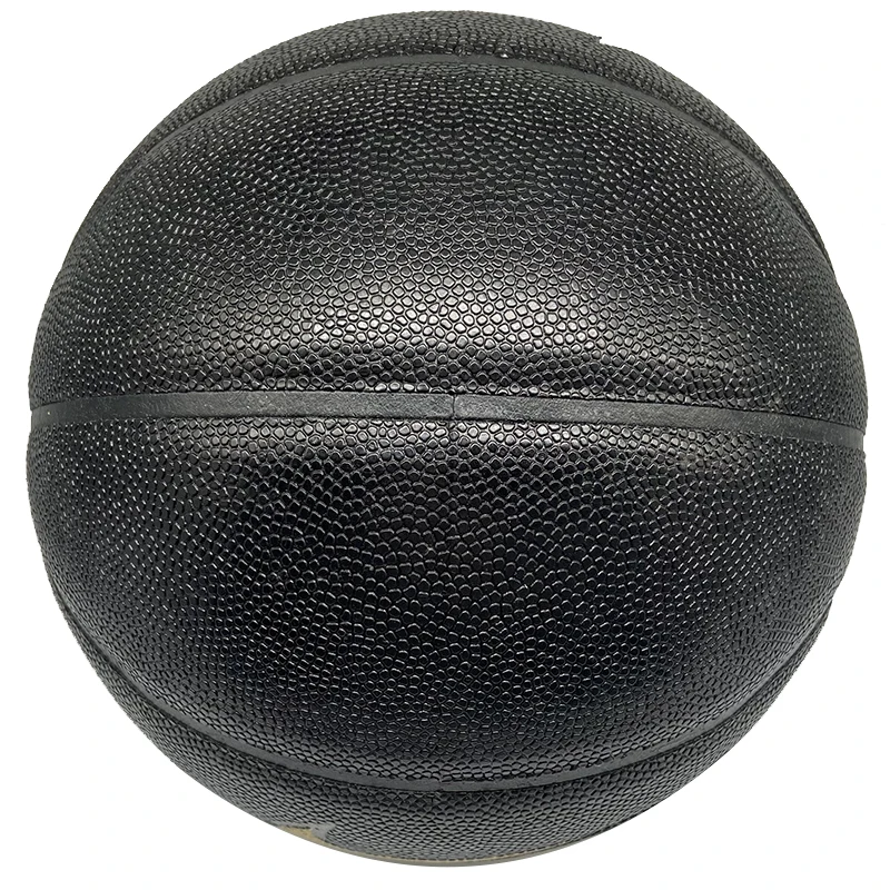 

Premium PU Leather Basketball Black PU Basketball Official Size 7 Ball