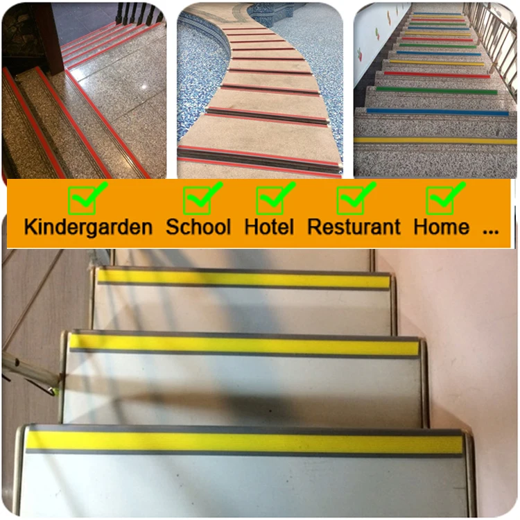 Peldaños Antideslizantes De Aluminio Y Goma,Inserto De Pvc,Gran Oferta