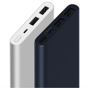Original Xiaomi Mi Power Bank 2 10000mAh Dual USB Port Portable Charger Quick Charge Powerbank Ultra-thin External Battery