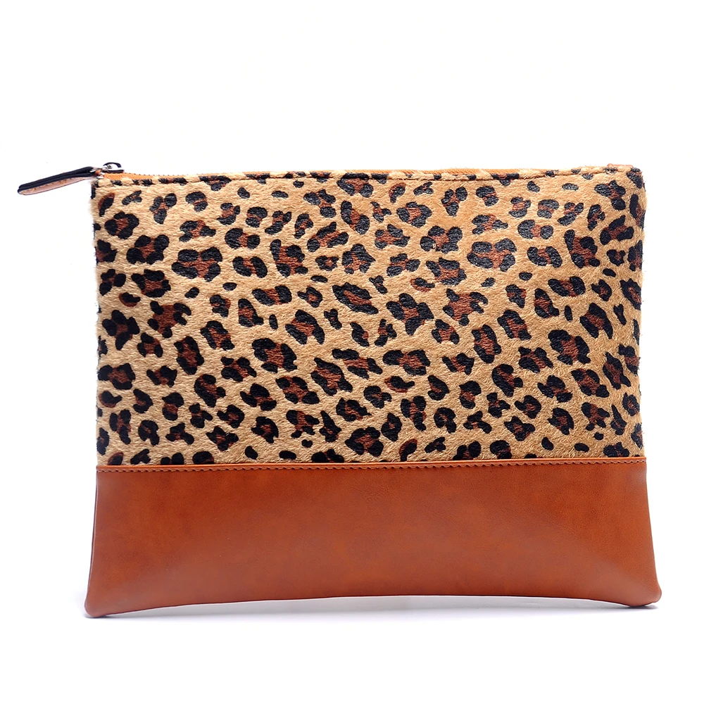 

Wholesale Leopard Clutch Bag for Women Short Hair Cheetah Clutch Cosmetic Makeup Dressy Purse for Day to Evening DOM113-668