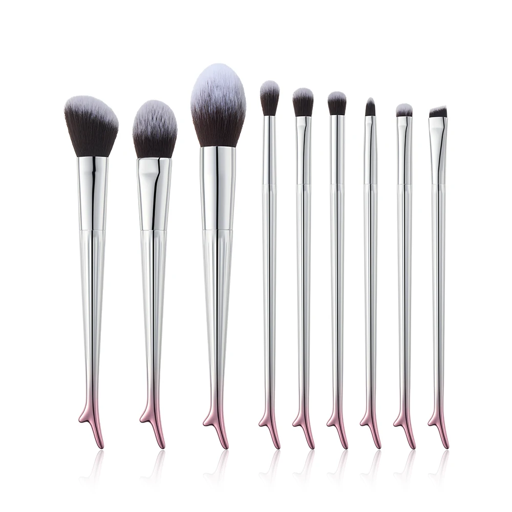 Apsara Deer New Design 9 Basic Beginner Quality Soft Vegan Custom Logo Cosmetics Brush Everyday Essentials Makeup Brush Set