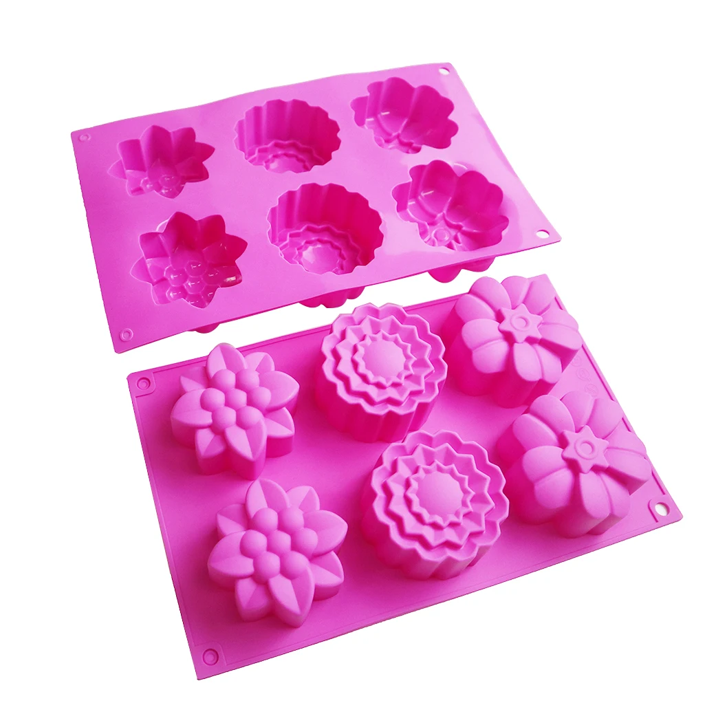 

Lovely cake tools and equipment for family activities flower shaped silicone cake tools for cupcake, Customized