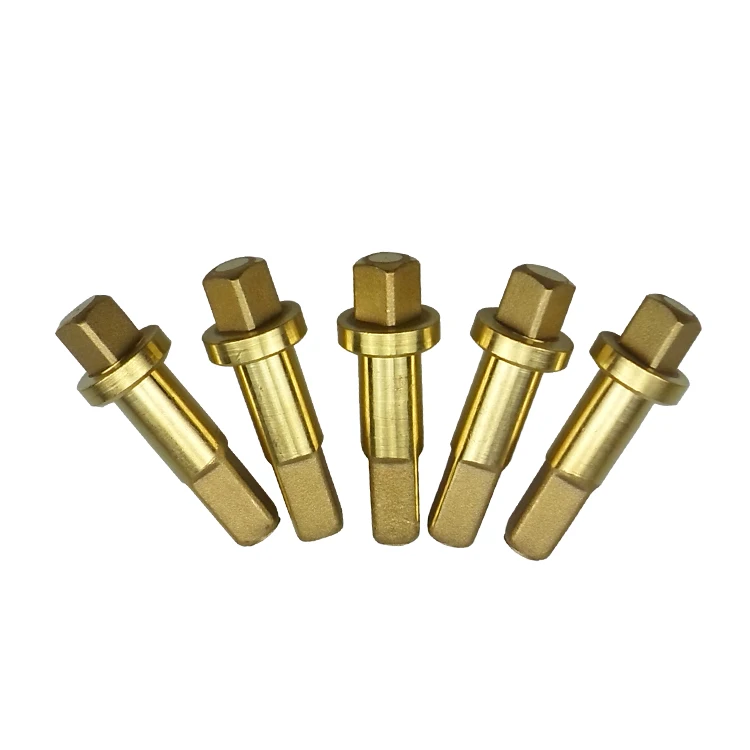 
China-made Gas cylinder connector Threaded brass Valve Rod Plugin bolt Plunger 