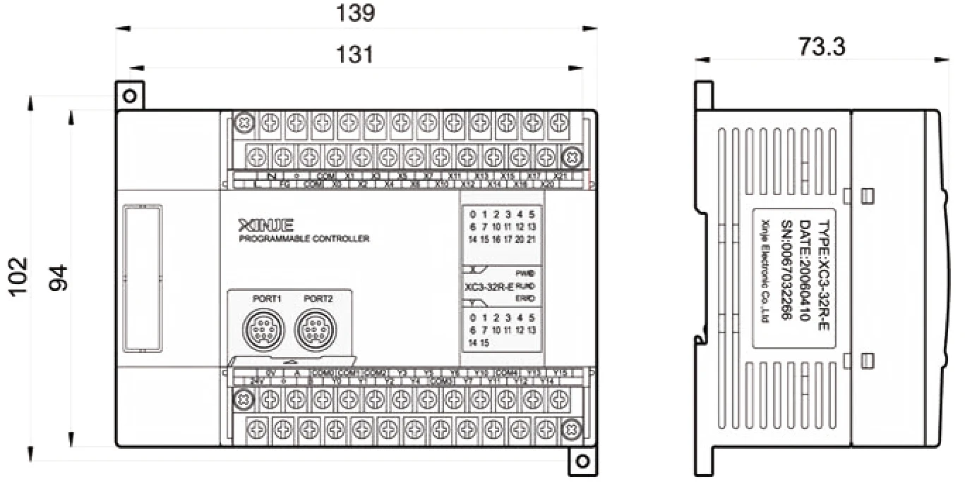 Контроль 14. Контроллер xinje xc3-48t-e схема. Xinje xc3-24t-e схема. Распиновка xinje xc3. Xinje PLC серии чс2.