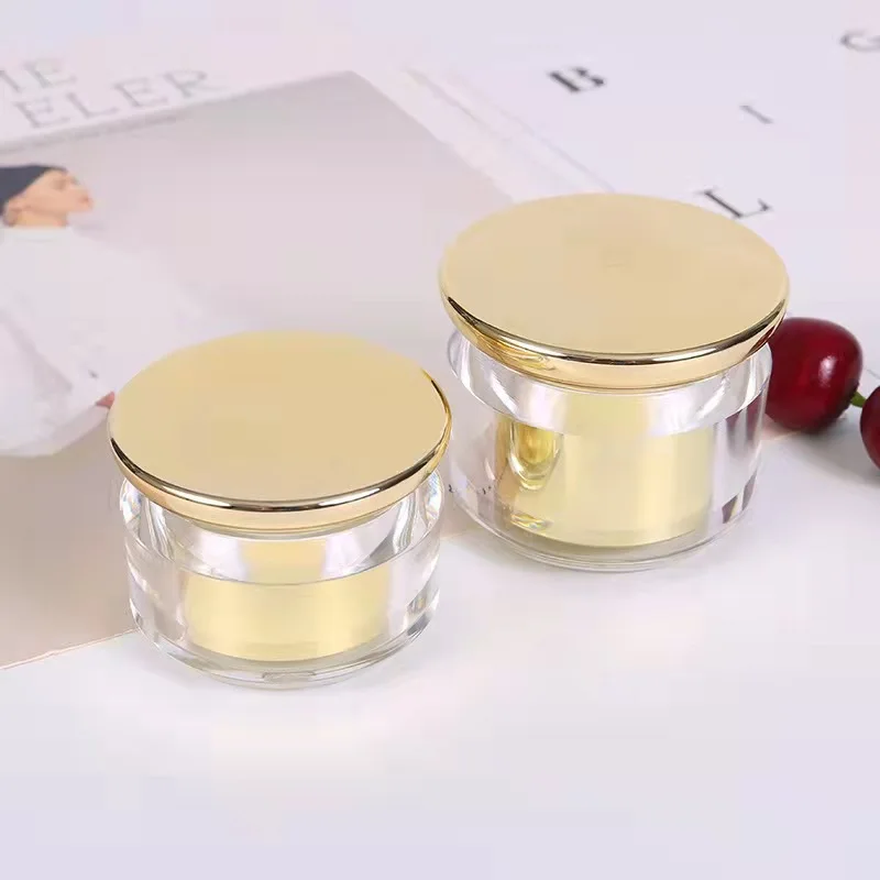 

15g/20g/35g/50g Supplier wholesaleacrylic airless cream pump jar with fancy design