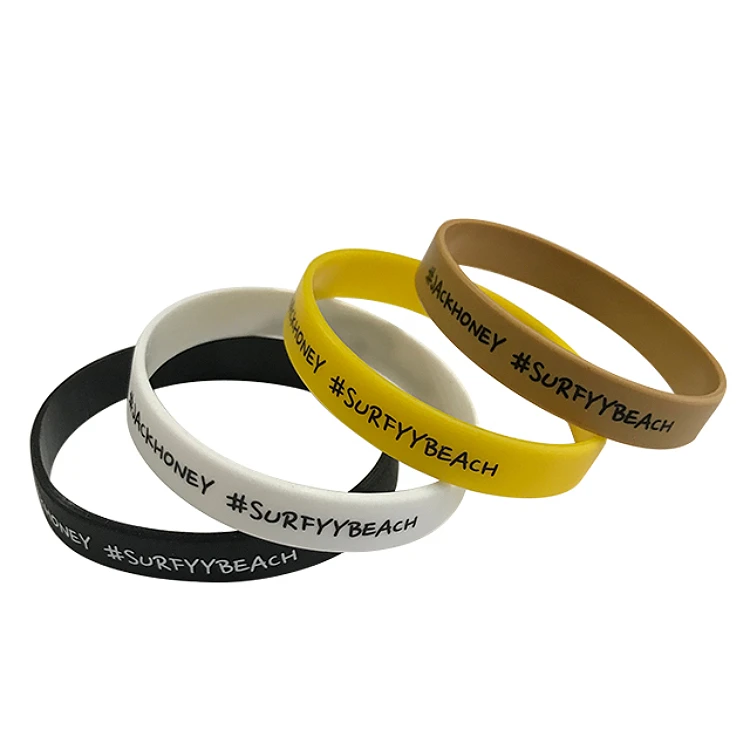 
Cheap Funny Debossed Personality Basketball Sports Silicon Rubber Bracelet Bands for Promotional Gift 