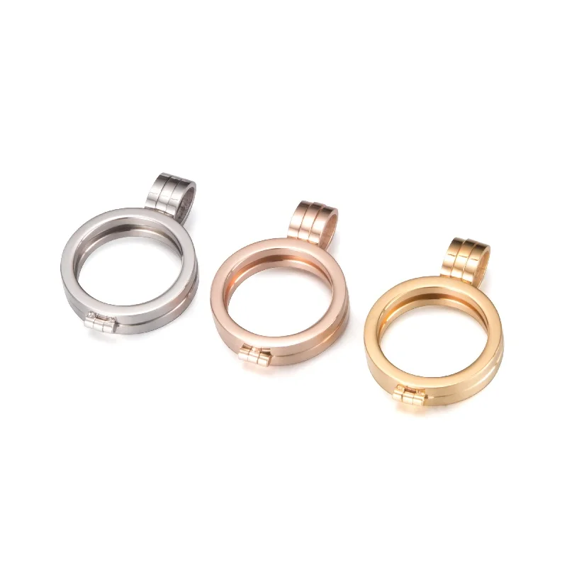 38mm High Quality Goldplated Stainless Steel Coin Holder Bezels Pendant Buy Coin Baffle