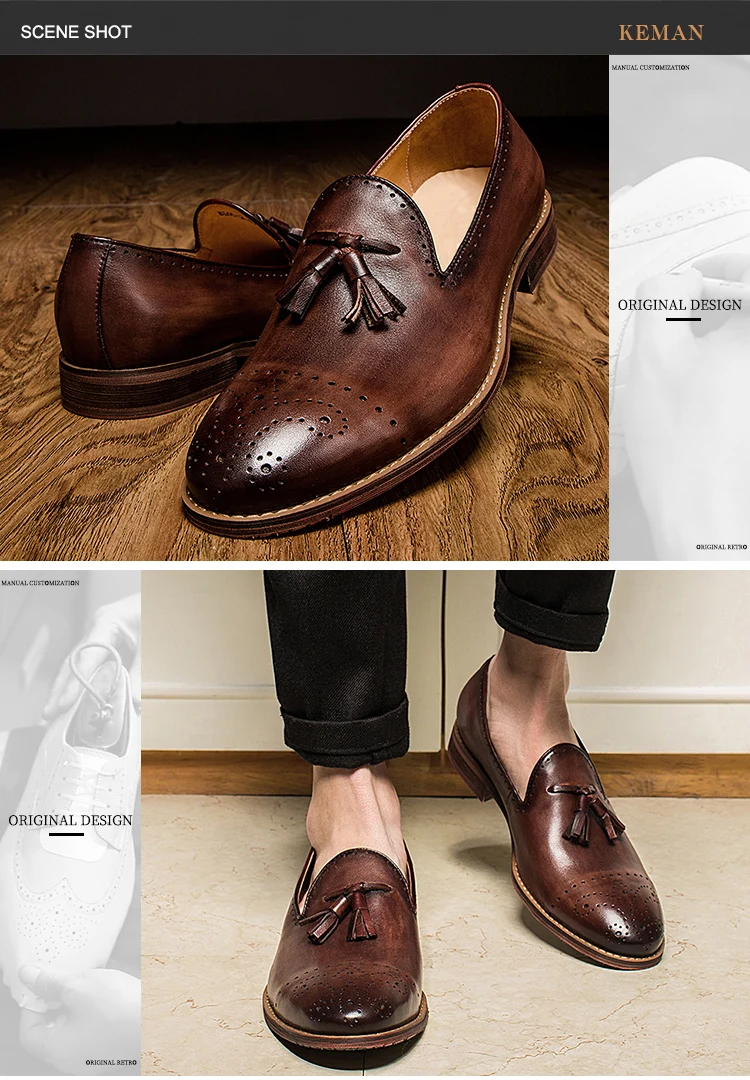 casual tassel loafers