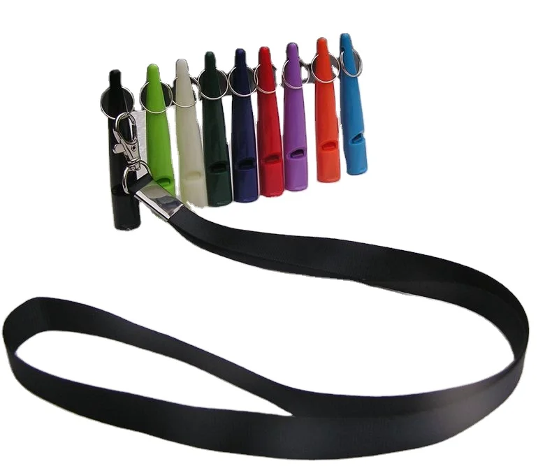 

Wholesale Portable Multi-color Rope Plastic Dog Whistles Training Dog Whistle