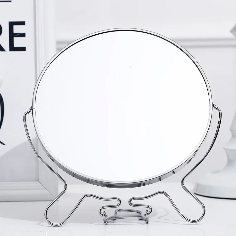 

Customized round Shape Design metal Small Mirrors Table Metal Makeup Mirror metal Mirror, Sliver