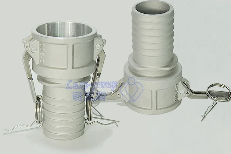 Zinc Material Gravity Casting Camlock Type C Multi Serrated Tail Female Connection Cam And