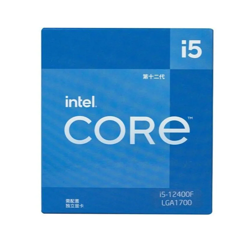 

New Core i5-12400F 65W LGA 1700 2.5 GHz 128GB CPU processor