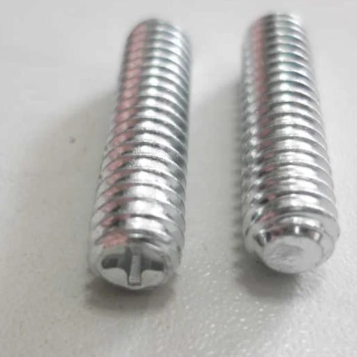 
Stainless Steel 304 Cross Slotted Set Screw With Flat Point , GB/DIN non-standard custom all size set screws 