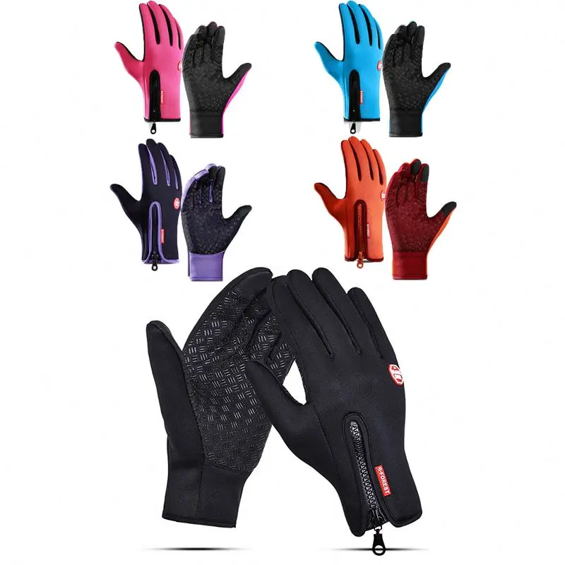 

Unisex Touchscreen Winter Thermal Warm Cycling Bicycle Bike Skiing Outdoor Camping Hiking Motor Gloves Sports Full Finger Gloves