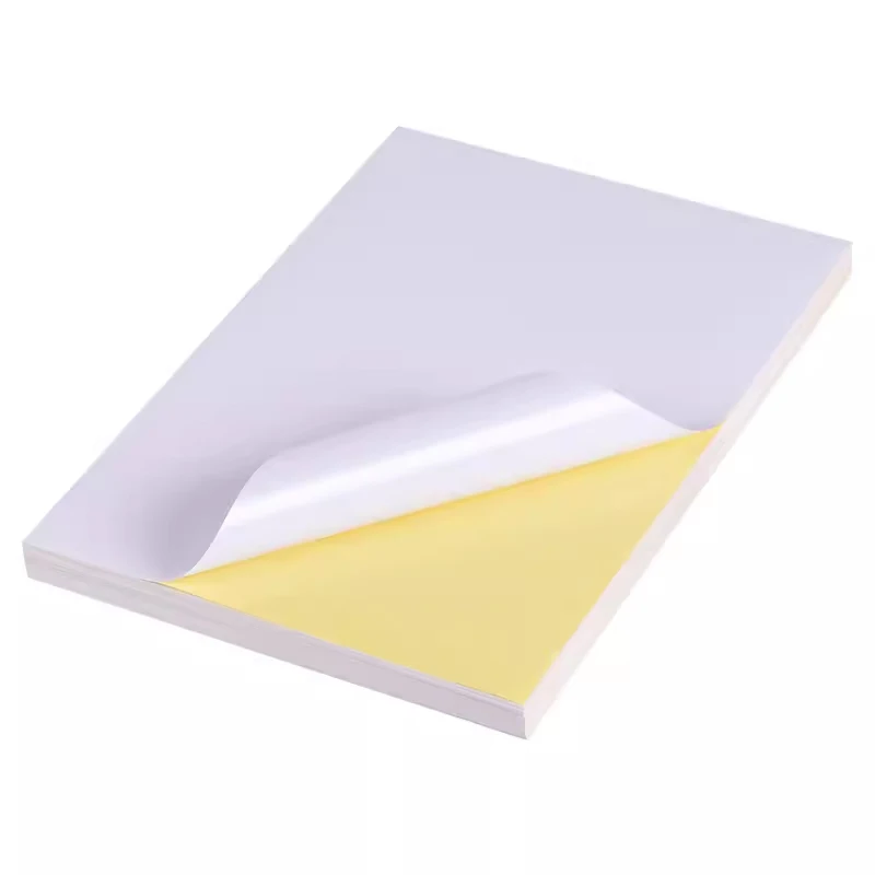 Glossy or Matt Sticker Paper Glossy Self-adhesive Sticker Glossy Photo Paper
