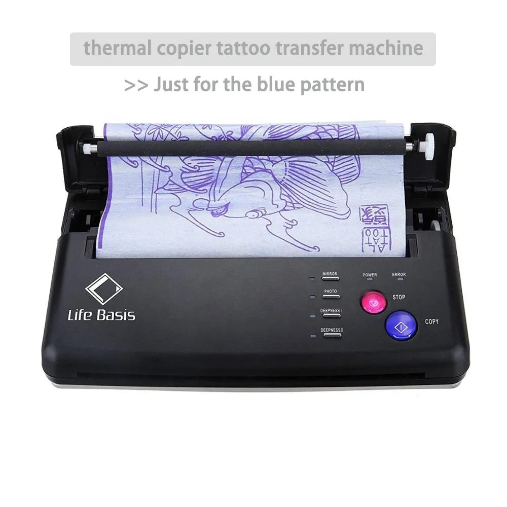 

TM-003 tattoo stickers machine temporary tattoo printing machine, Black