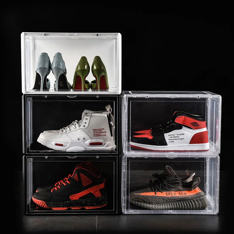 
Wholesale customfoldable shoebox plastic storage plastic shoe box plastic transparent for sale 