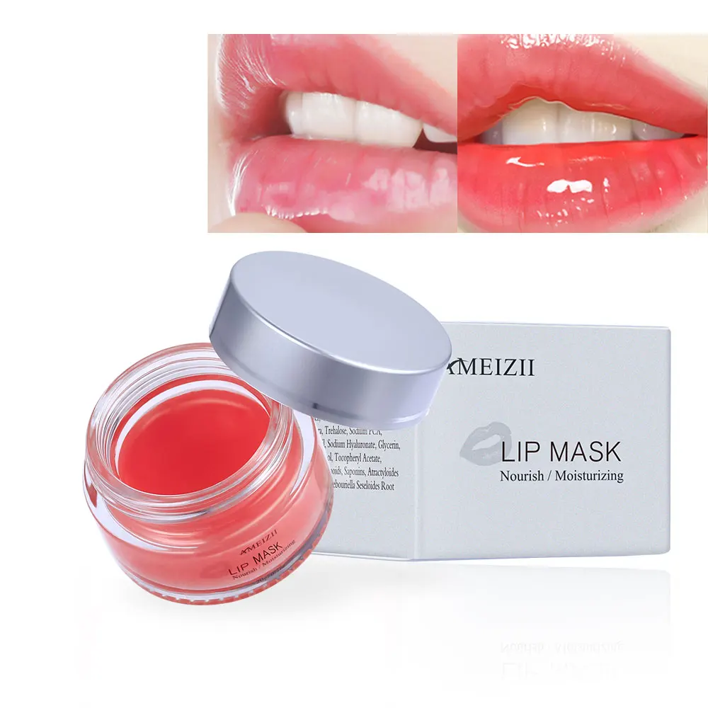 

Custom Natural Organic Lip Mask Pink Strawberry Lip Scrub Sugar Collagen Exfoliating Lipscrub Hydrating Moisturizing Lipmask