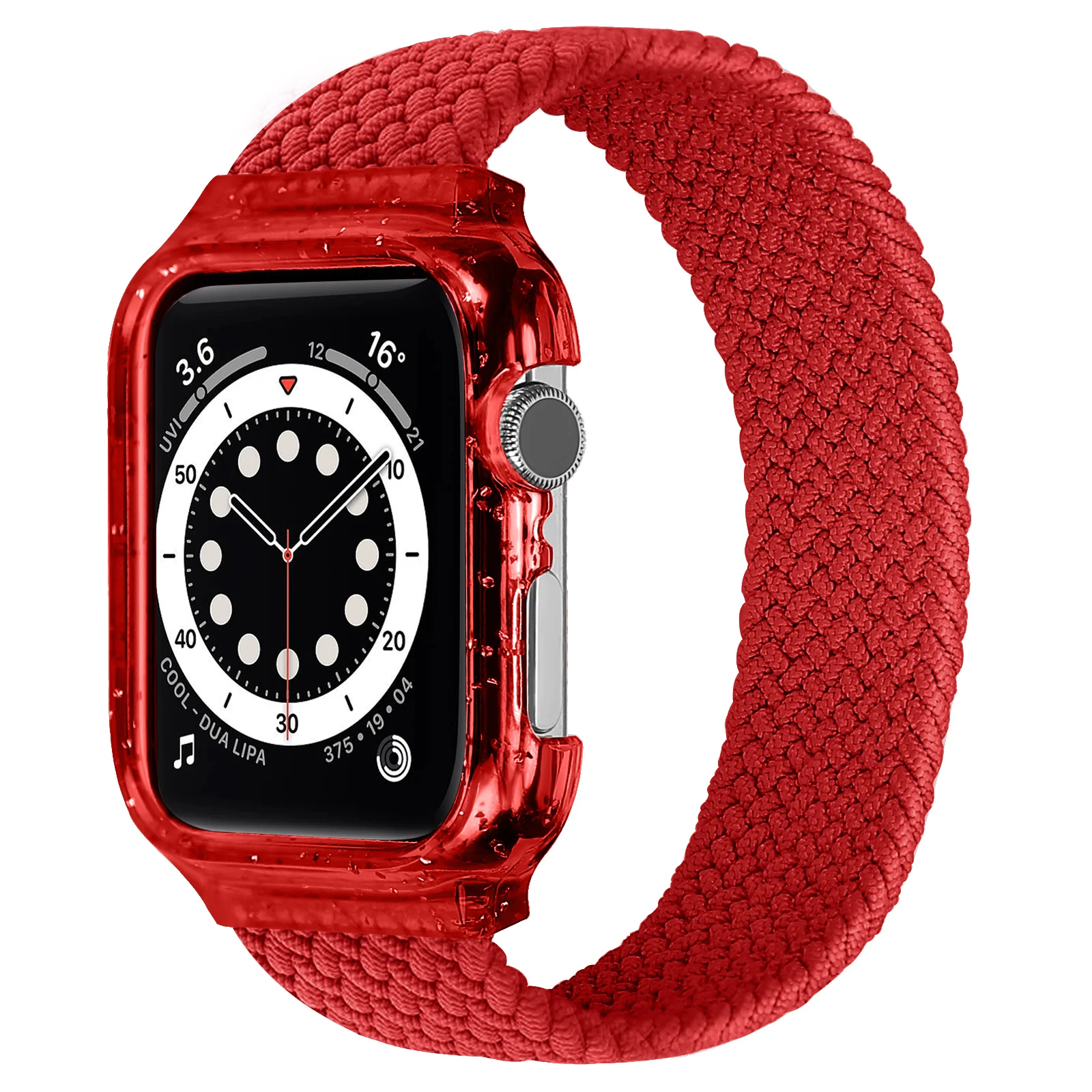 

Luxury Designer Bracelet Woven Nylon Sport Strap For iWatch Series 6 5 4 Watch Band