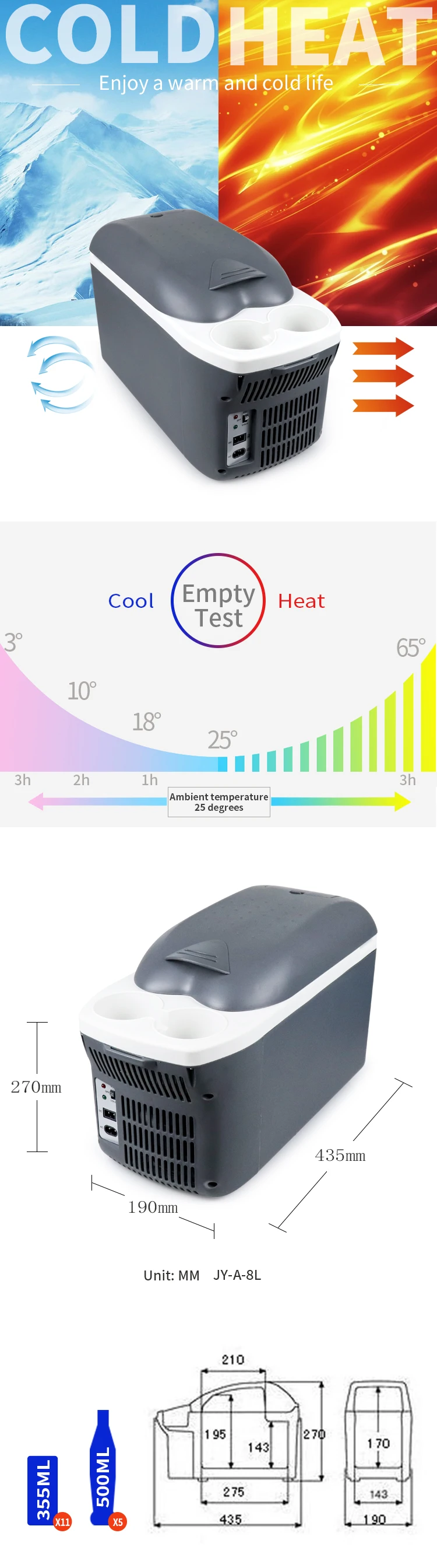 Evercool Thermoelectric Cooler Warmer Dc 12v Portable Fridge Buy