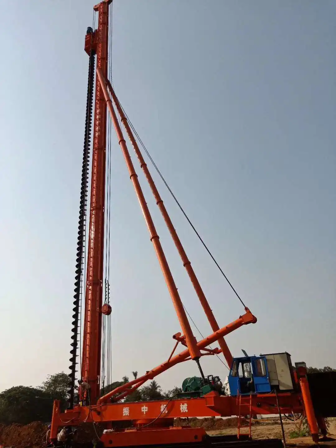 Long Screw Drill Machine With Jzb Series Walking Piling Frame Buy