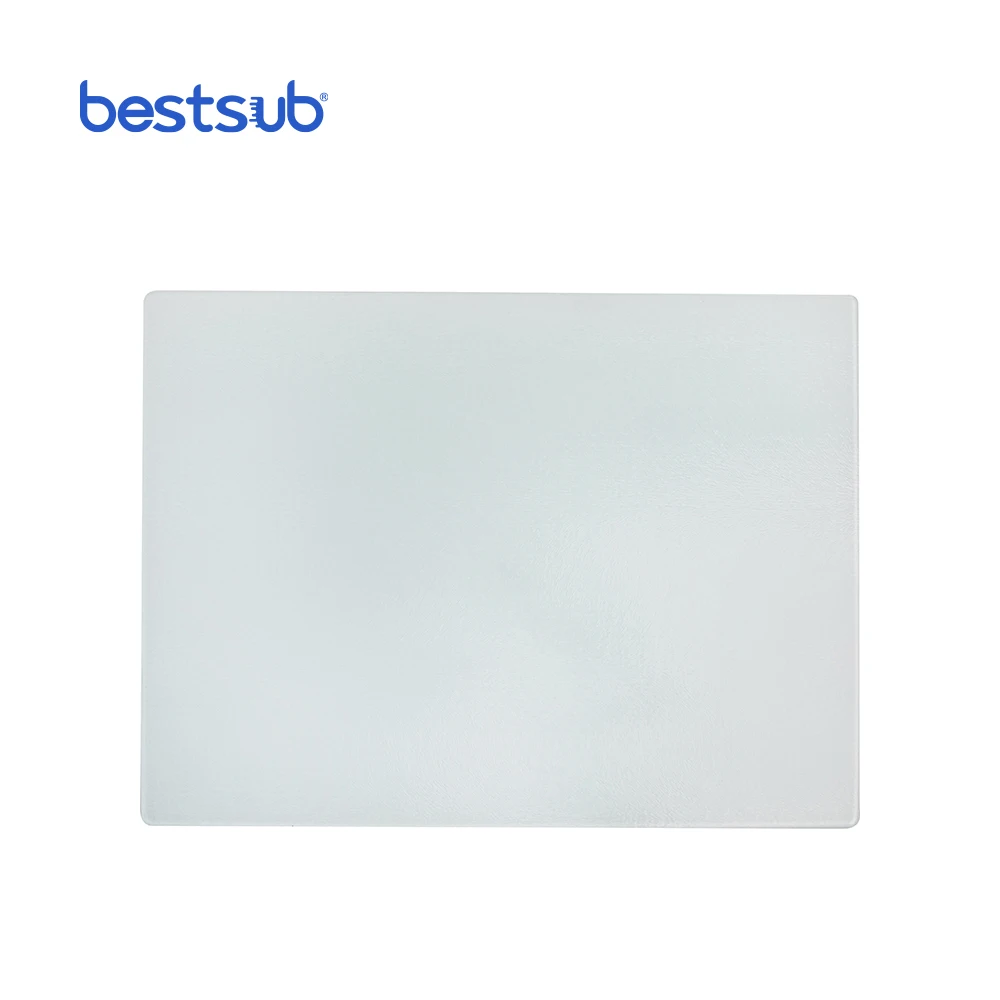 

BestSub Corner Saver Tempered Glass Cutting Board Sublimatino Glass Cutting Board 15" x 11" CB03, Clear